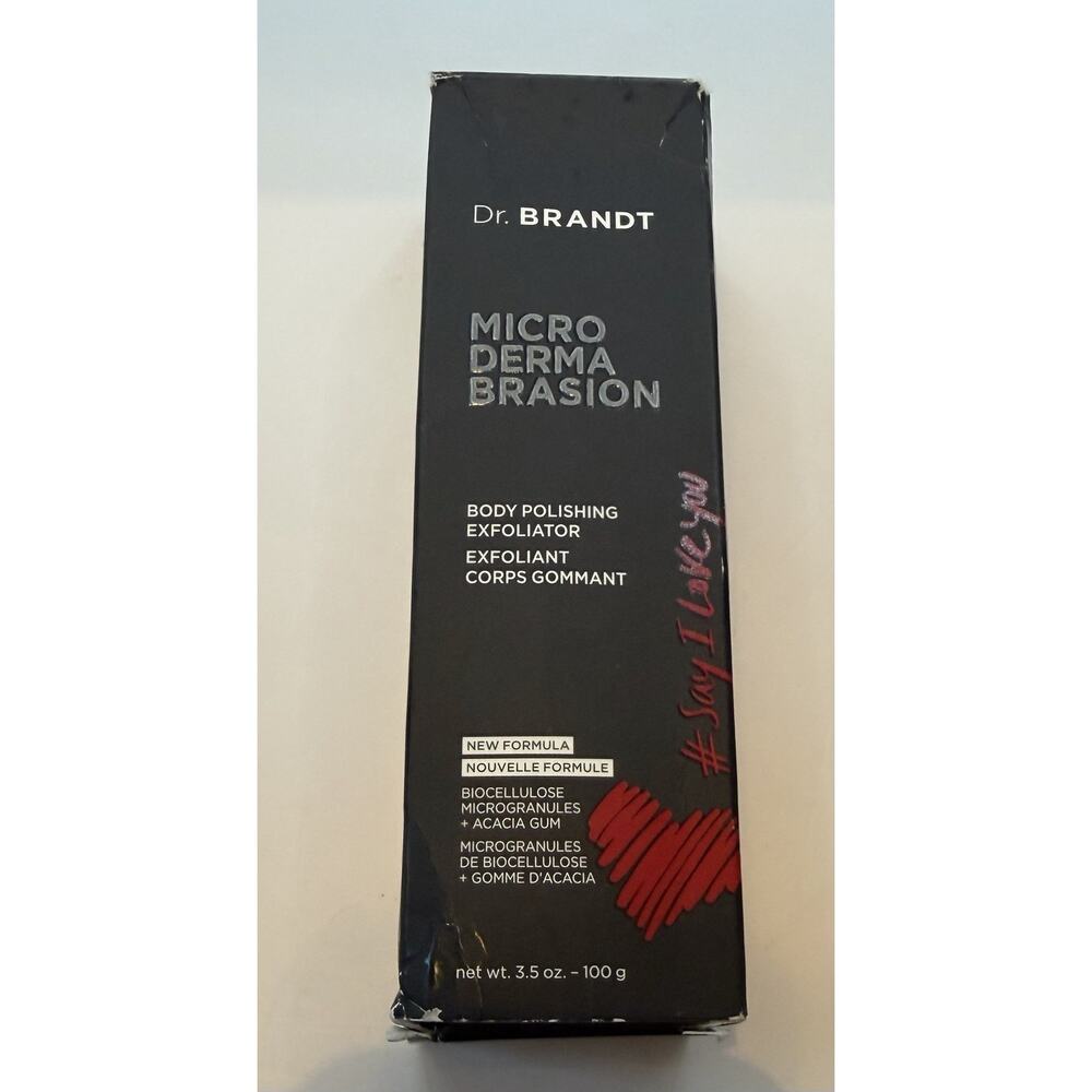 Dr. Brandt #Say I Love You Microdermabrasion Body Polishing Exfoliator 3.5oz NIB